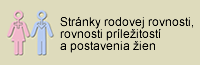 Stránky rodovej rovnosti, rovnosti príležitosti a postavenie žien