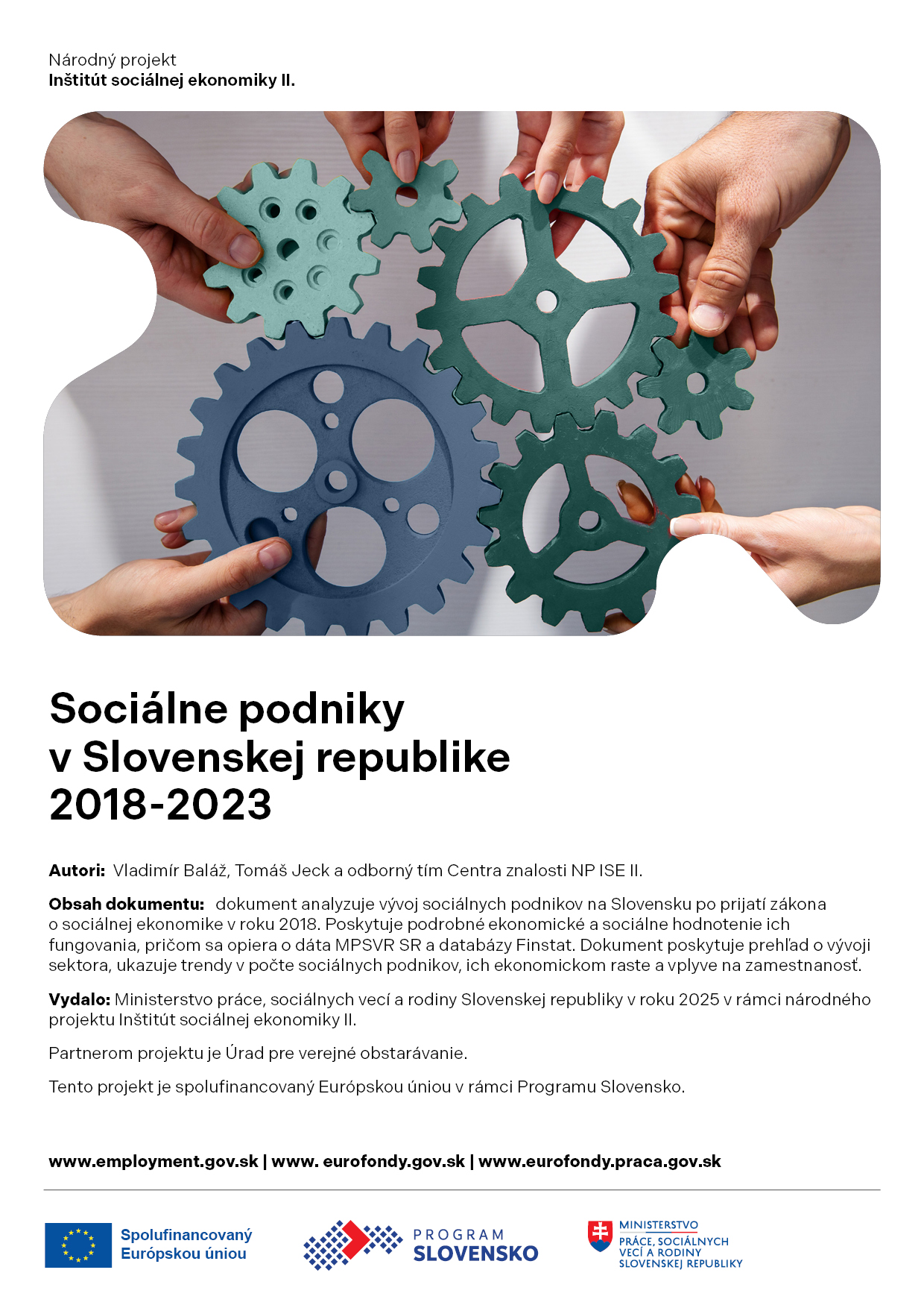 Titulná strana publikácie